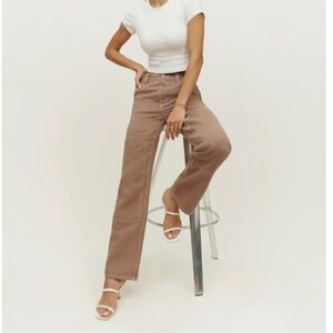 Reformation High Rise Carpenter Jeans